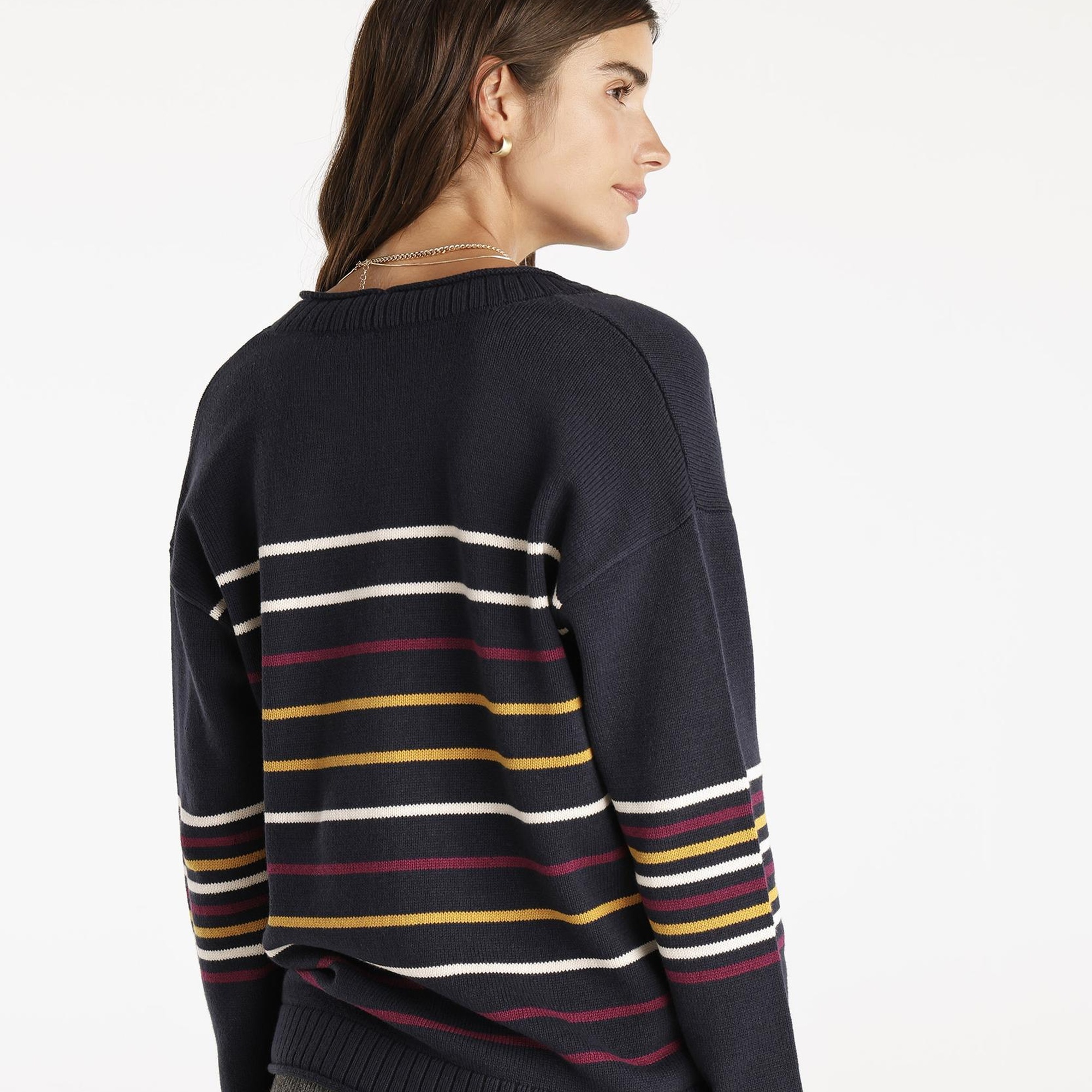 YARGICI V Yaka Oversıze Hırka