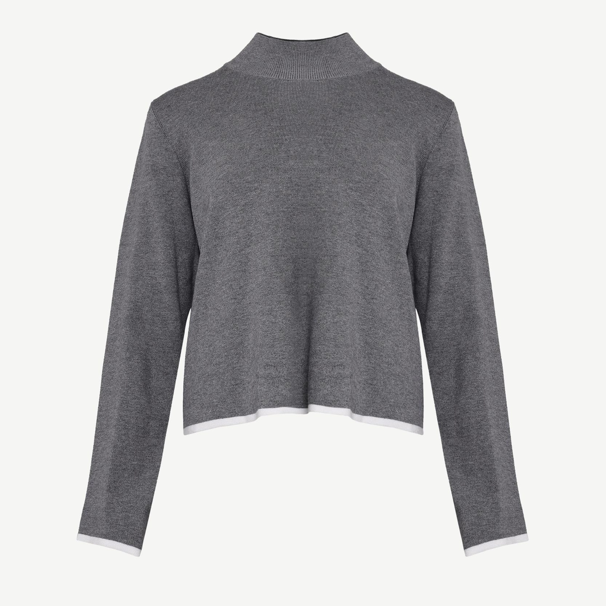 YARGICI Dik Yakalı Uzun Kollu Kazak