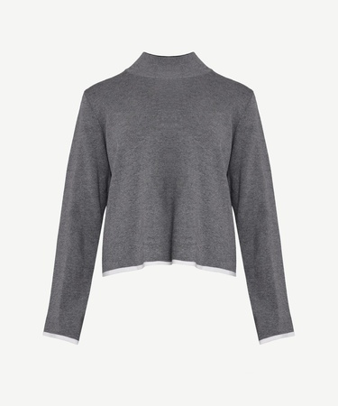  YARGICI Dik Yakalı Uzun Kollu Kazak