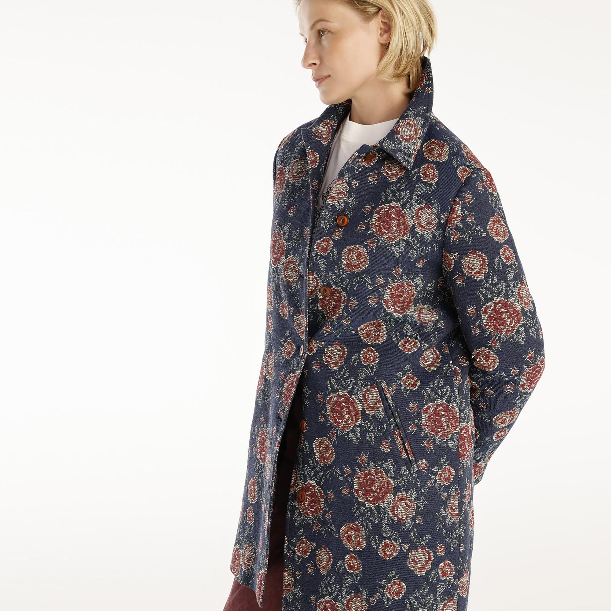 YARGICI Yaka Detaylı Pardösü