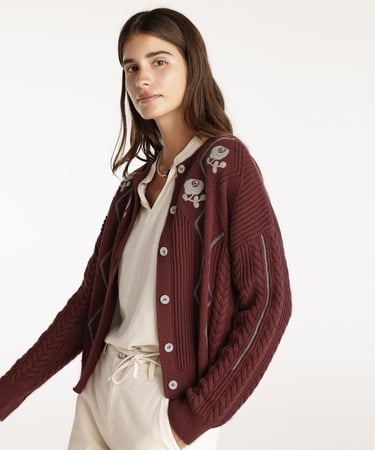  YARGICI Bisiklet Yakalı Hırka