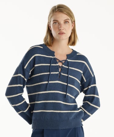  YARGICI Yaka Detaylı Triko