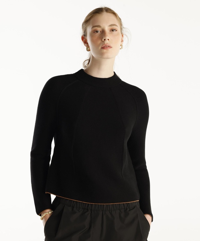  YARGICI Dik Yakalı Reglan Kollu Kazak