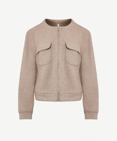  YARGICI Bisiklet Yakalı Cep Detaylı Hırka