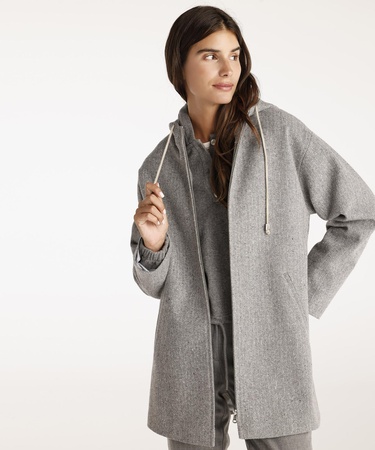  YARGICI Fermuarlı Palto