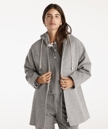  YARGICI Fermuarlı Palto