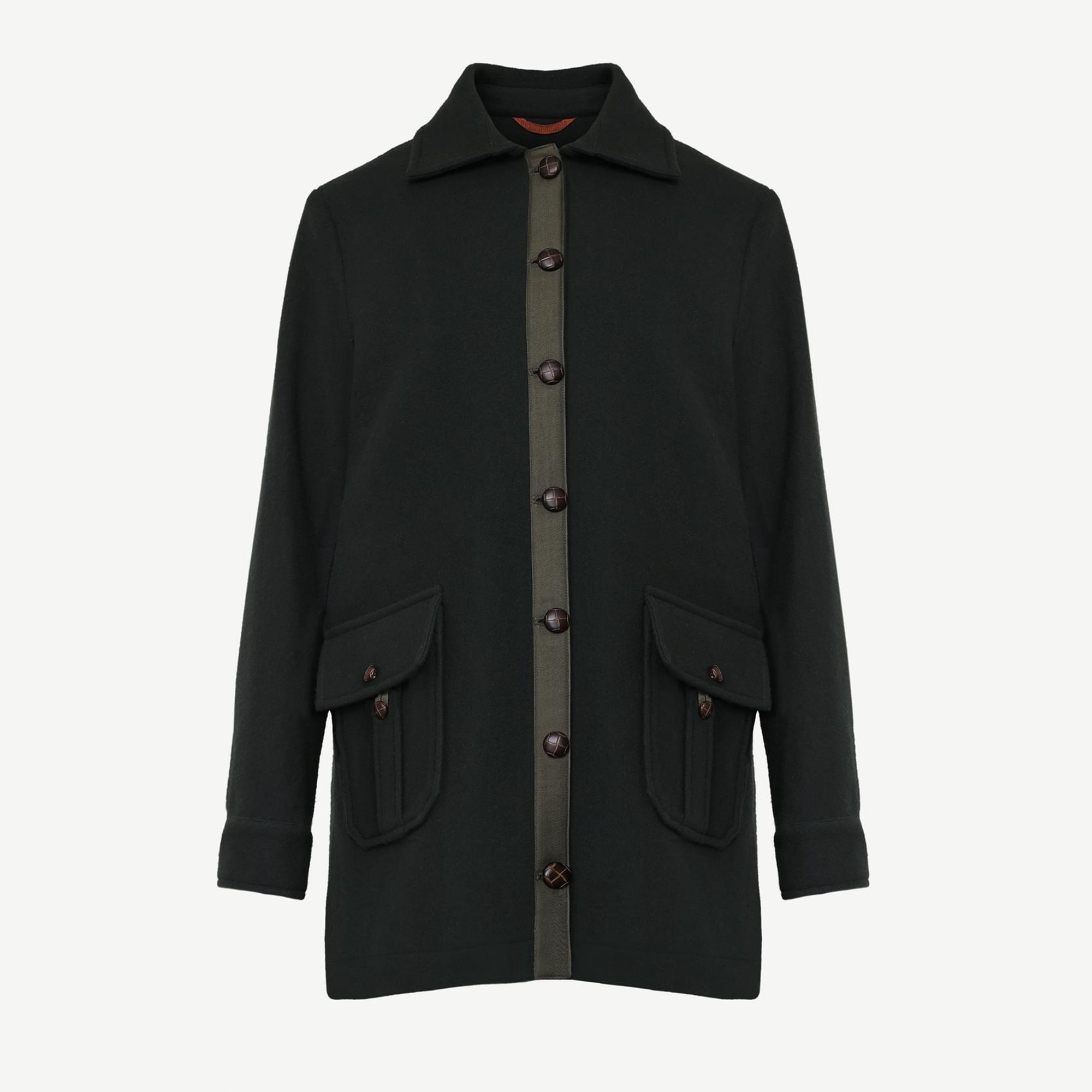 YARGICI Kısa Gömlek Yaka Palto