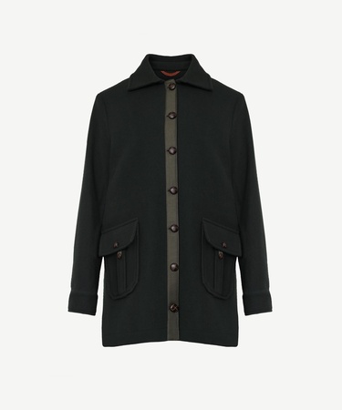  YARGICI Kısa Gömlek Yaka Palto