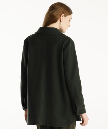  YARGICI Kısa Gömlek Yaka Palto