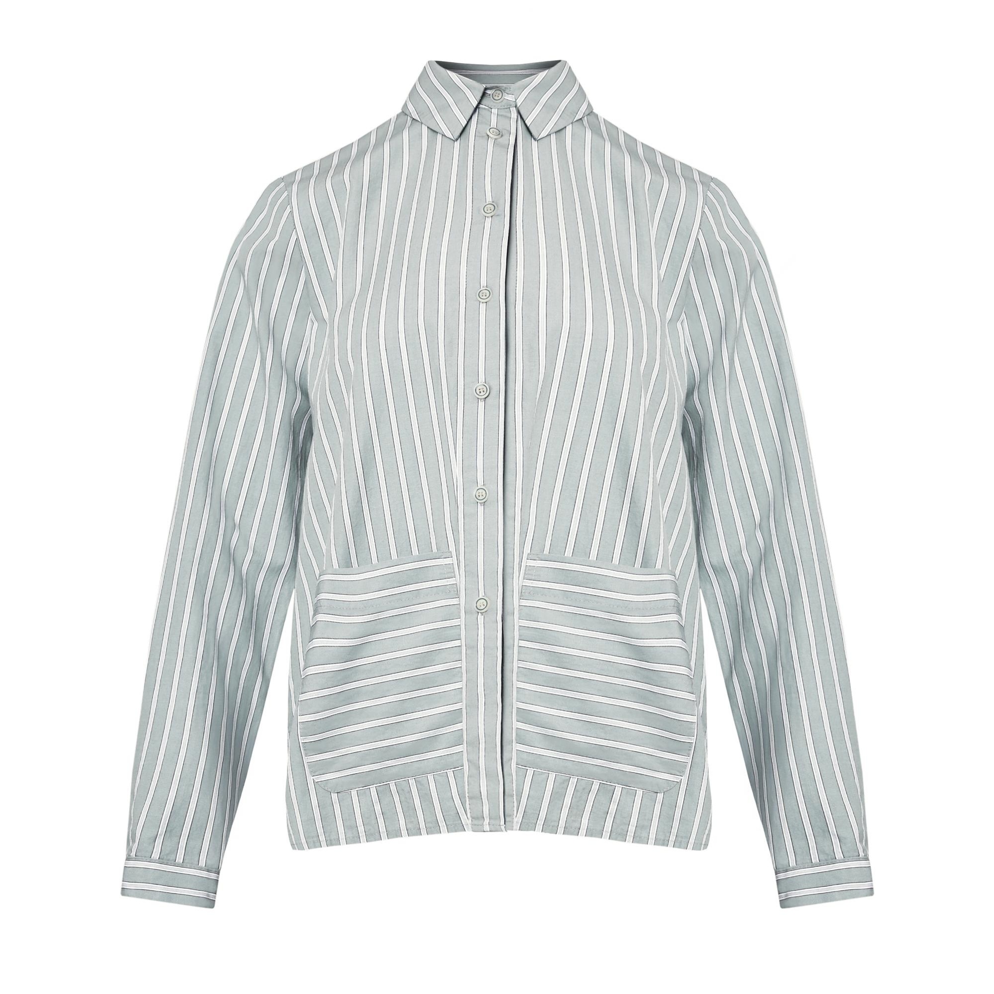 Önü Cepli Uzun Kollu Gömlek