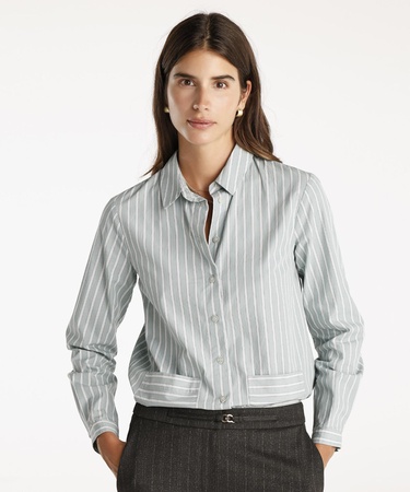  Önü Cepli Uzun Kollu Gömlek