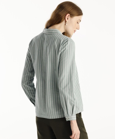  Önü Cepli Uzun Kollu Gömlek