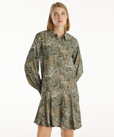  YARGICI Uzun Kollu Kısa Gömlek Elbise