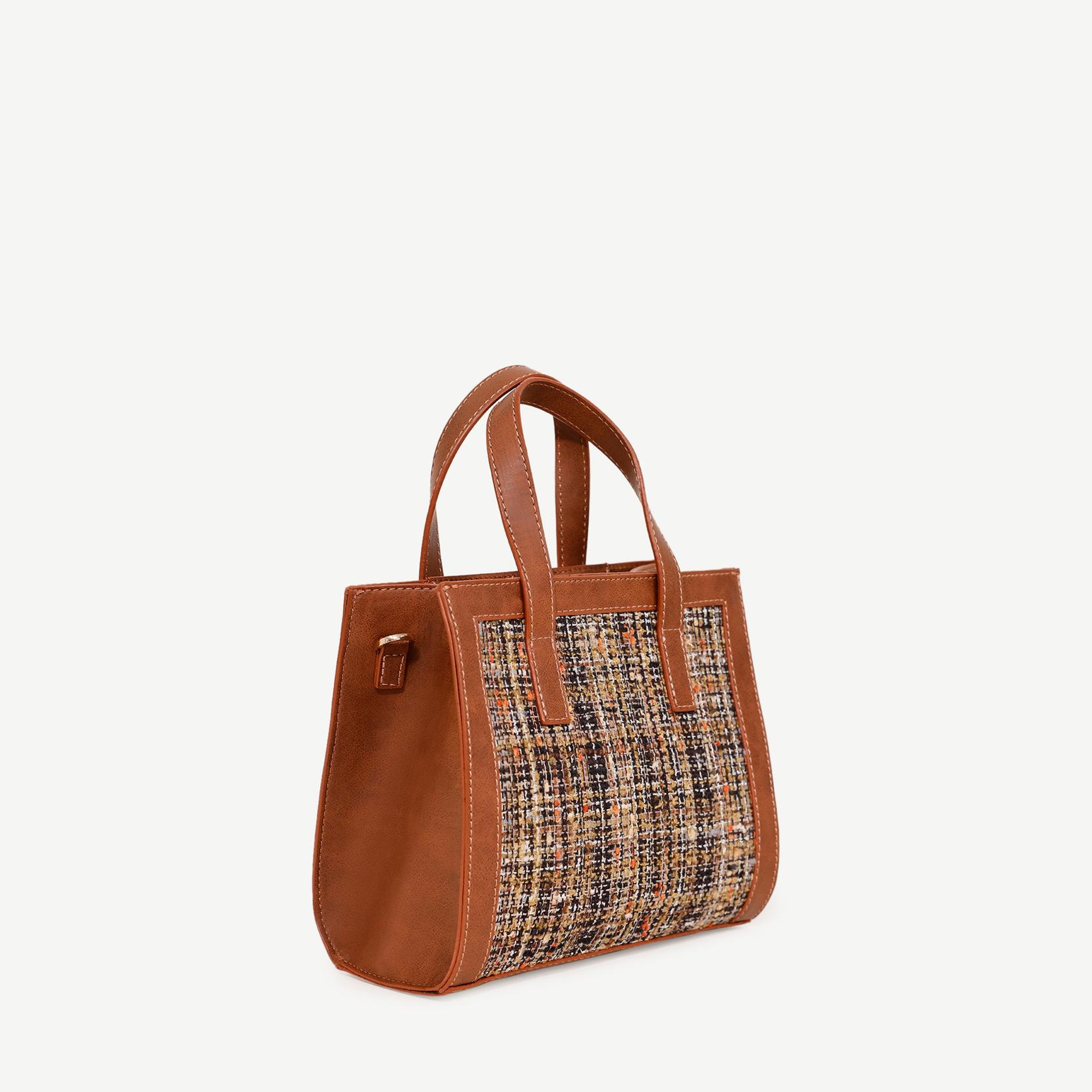 YARGICI Simli Kumaşlı Omuz Çantası