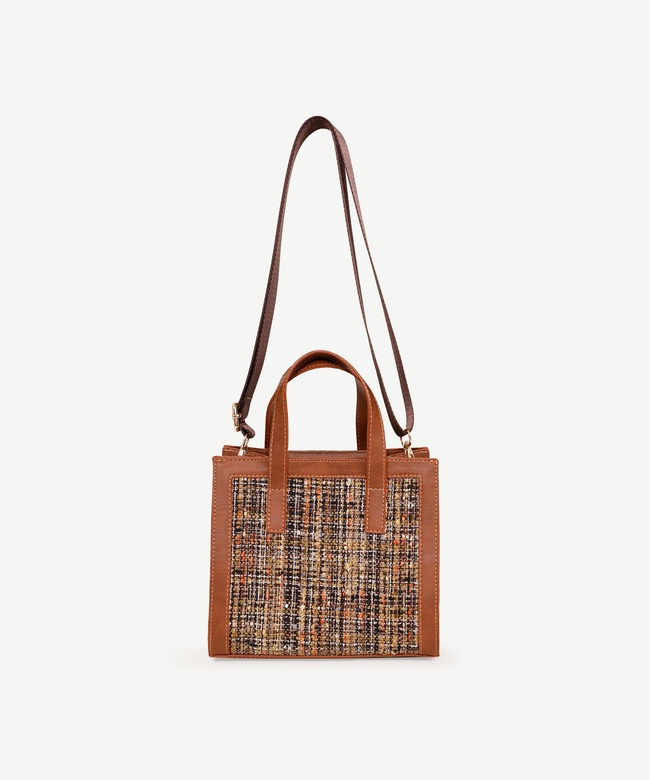  YARGICI Simli Kumaşlı Omuz Çantası