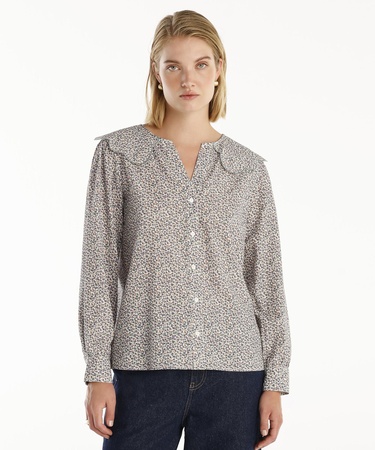  YARGICI Yaka Detaylı Gömlek