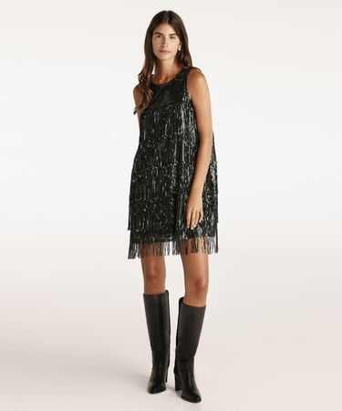  YARGICI Püsküllü Elbise