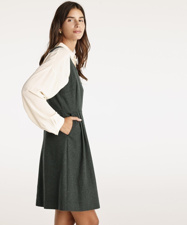  YARGICI Pile Detaylı Kısa Elbise