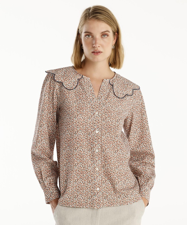  YARGICI Yaka Detaylı Gömlek