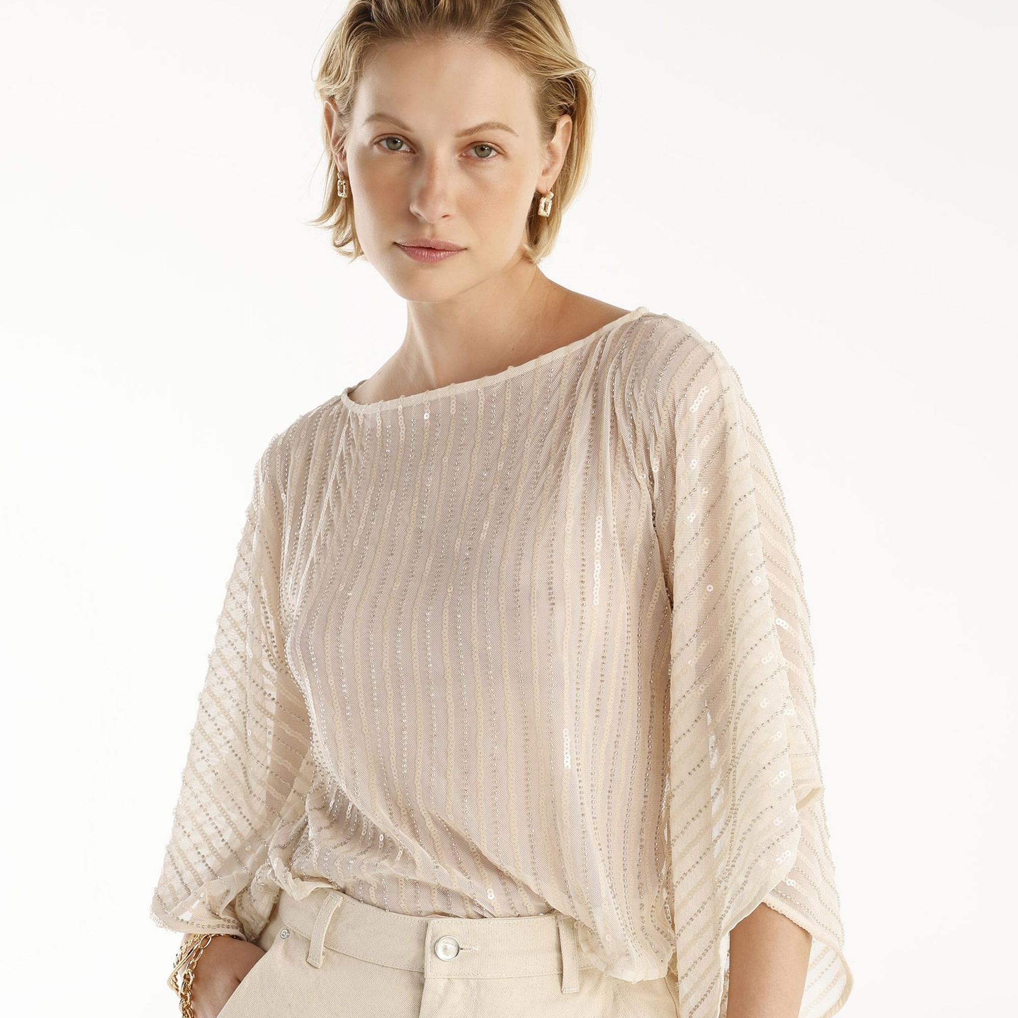 YARGICI Geniş Kollu Bluz