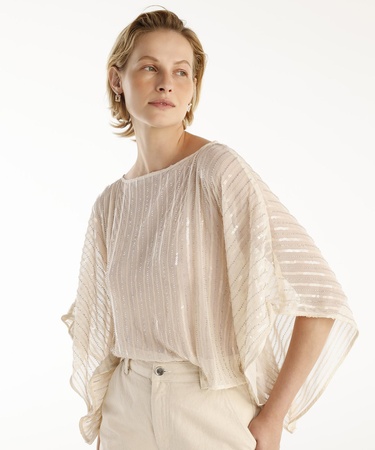  YARGICI Geniş Kollu Bluz