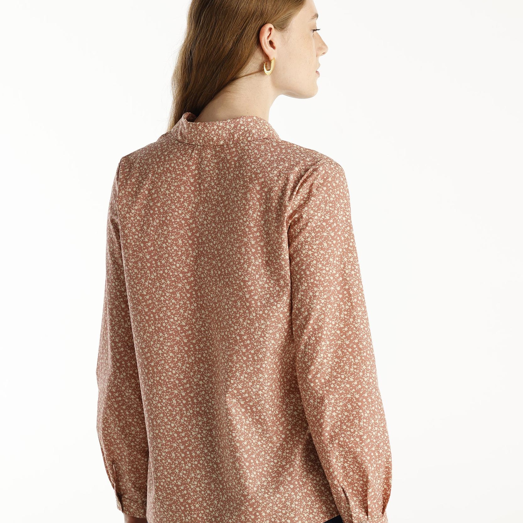 YARGICI Önü Cepli Uzun Kollu Gömlek