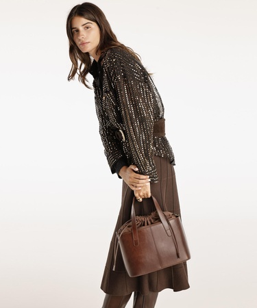  YARGICI Payetli Gömlek