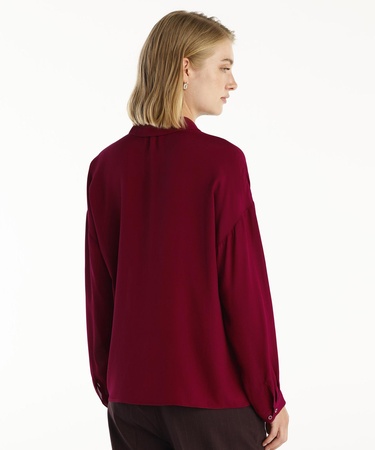  YARGICI Geniş Manşetli Gömlek