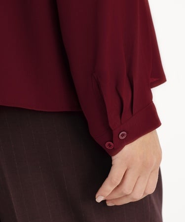  YARGICI Geniş Manşetli Gömlek