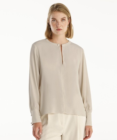  YARGICI Yaka Detaylı Bluz