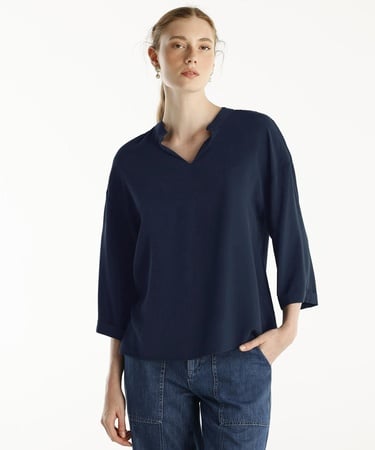  YARGICI Yaka Detaylı Bluz