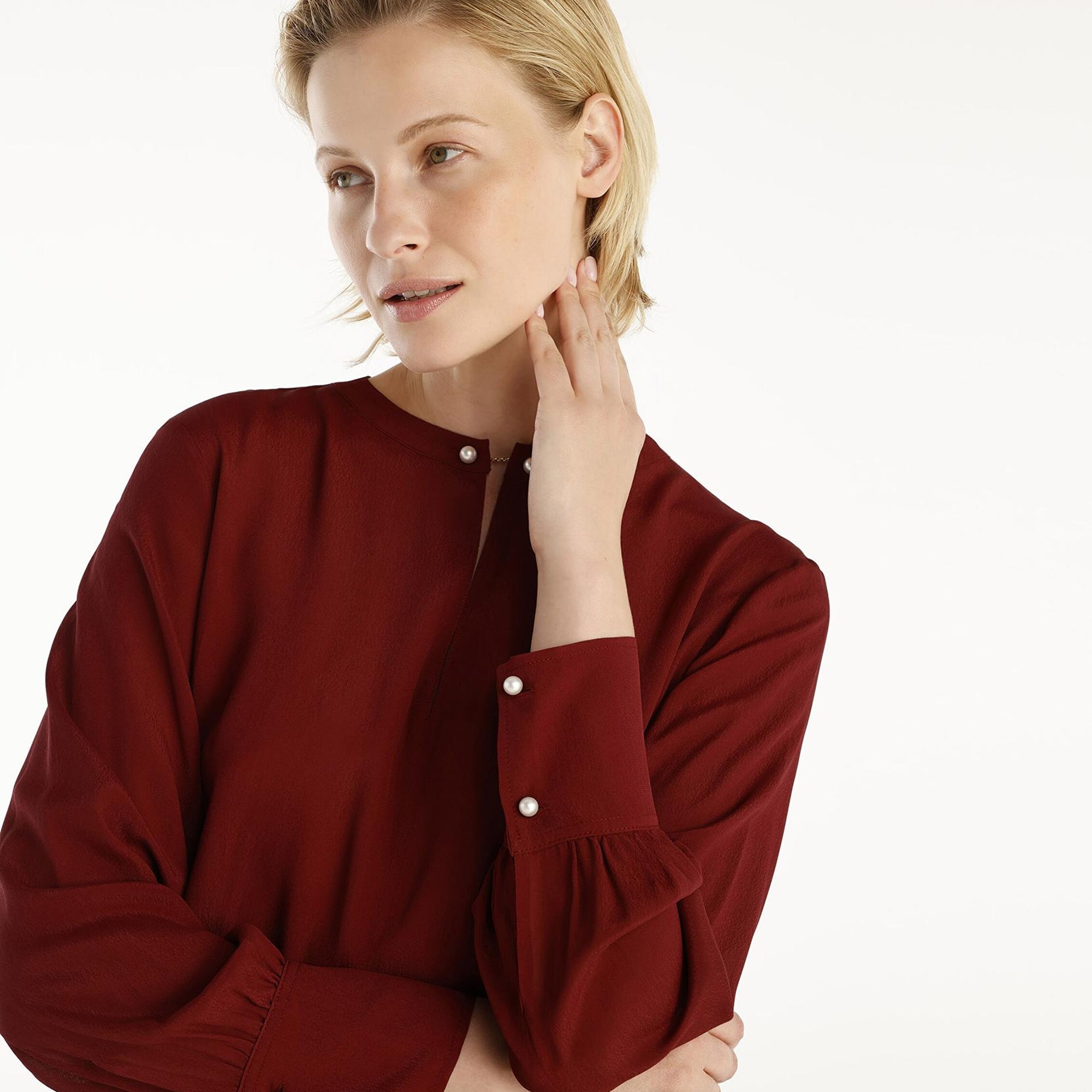 YARGICI Yaka Detaylı Bluz