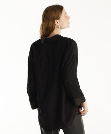  YARGICI Payet Detaylı Gömlek