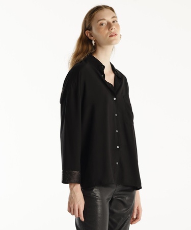  YARGICI Payet Detaylı Gömlek