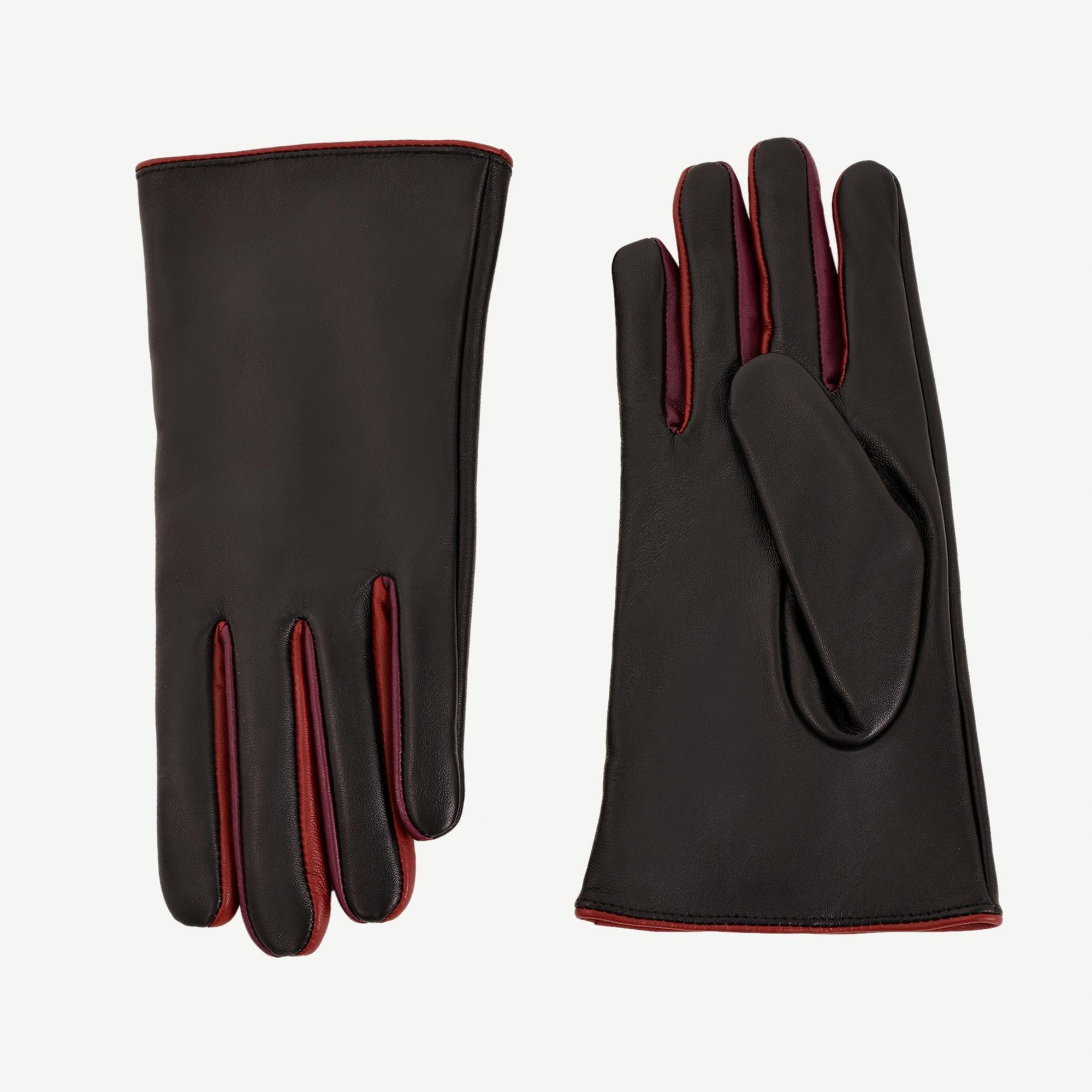 YARGICI Renk Detaylı Deri Eldiven