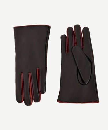  YARGICI Renk Detaylı Deri Eldiven