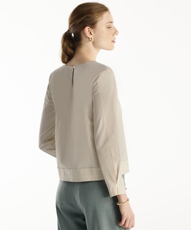  YARGICI Önü Bağlama Detaylı Bluz