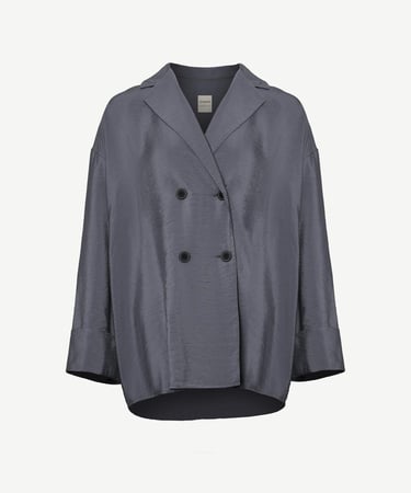  YARGICI Bol Kesim Kruvaze Ceket