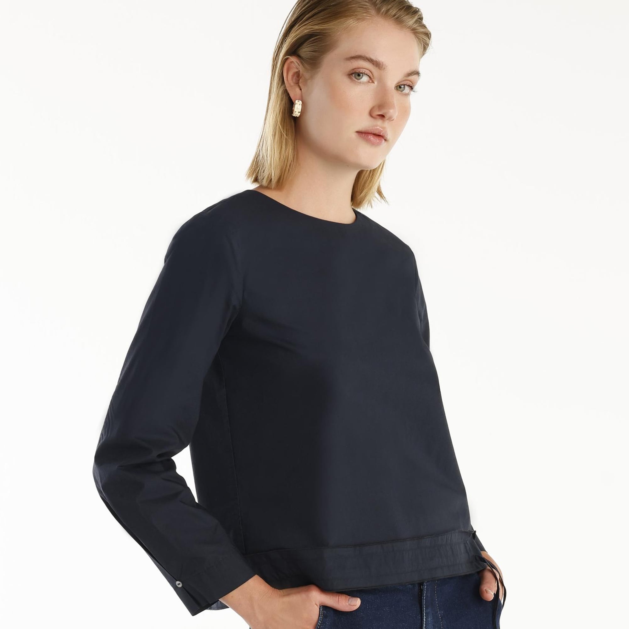 YARGICI Önü Bağlama Detaylı Bluz