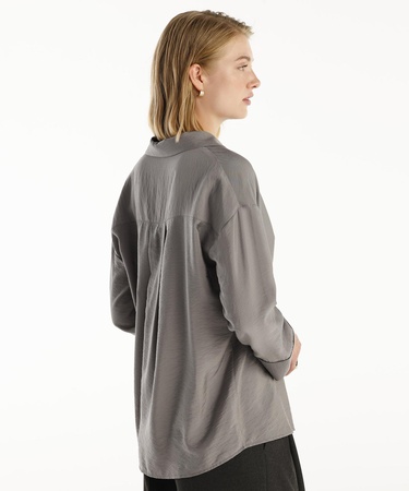  YARGICI Bol Kesim Kruvaze Ceket