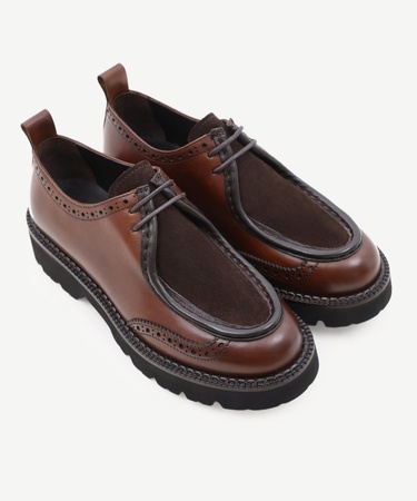  YARGICI İki Bağlı Deri Ayakkabı