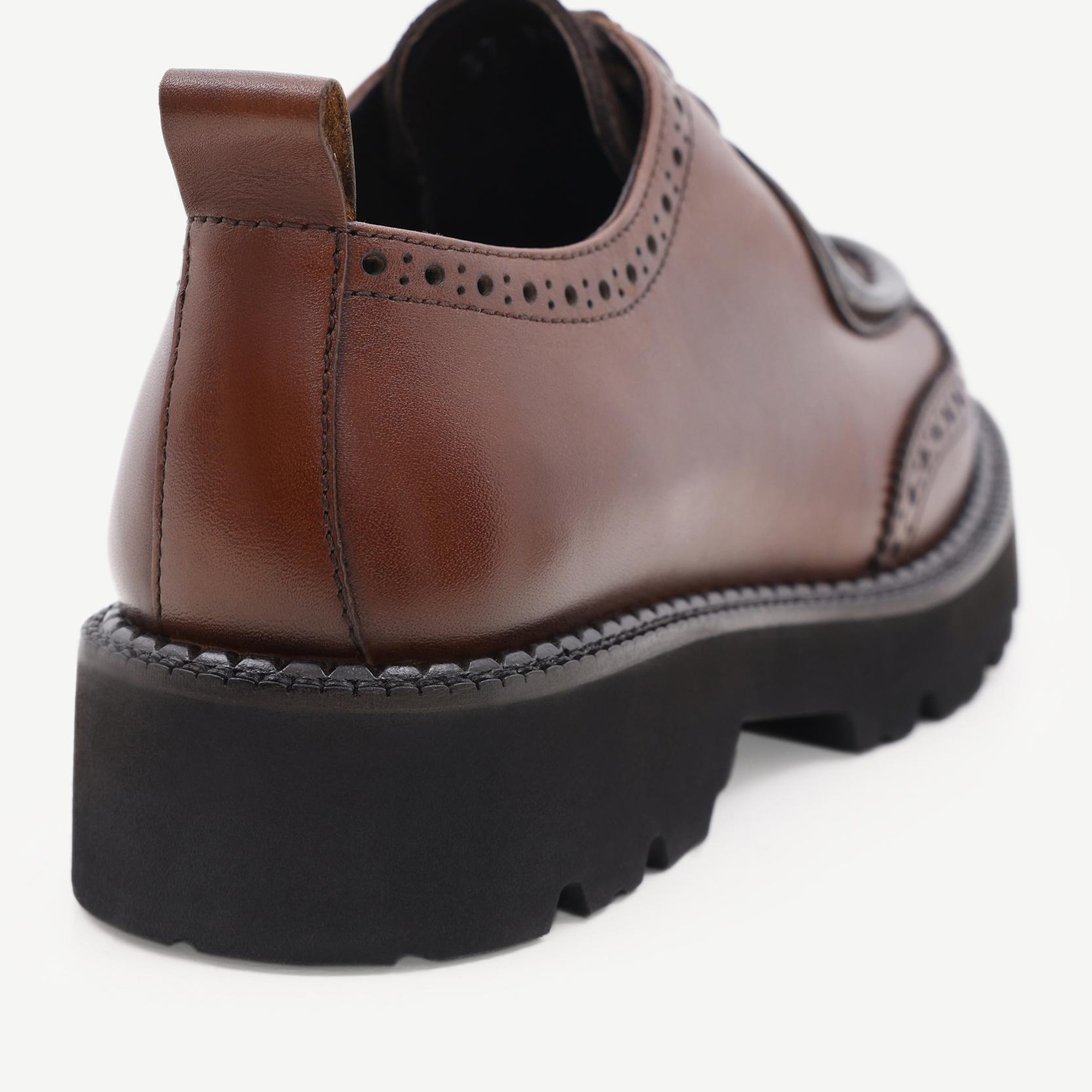 YARGICI İki Bağlı Deri Ayakkabı