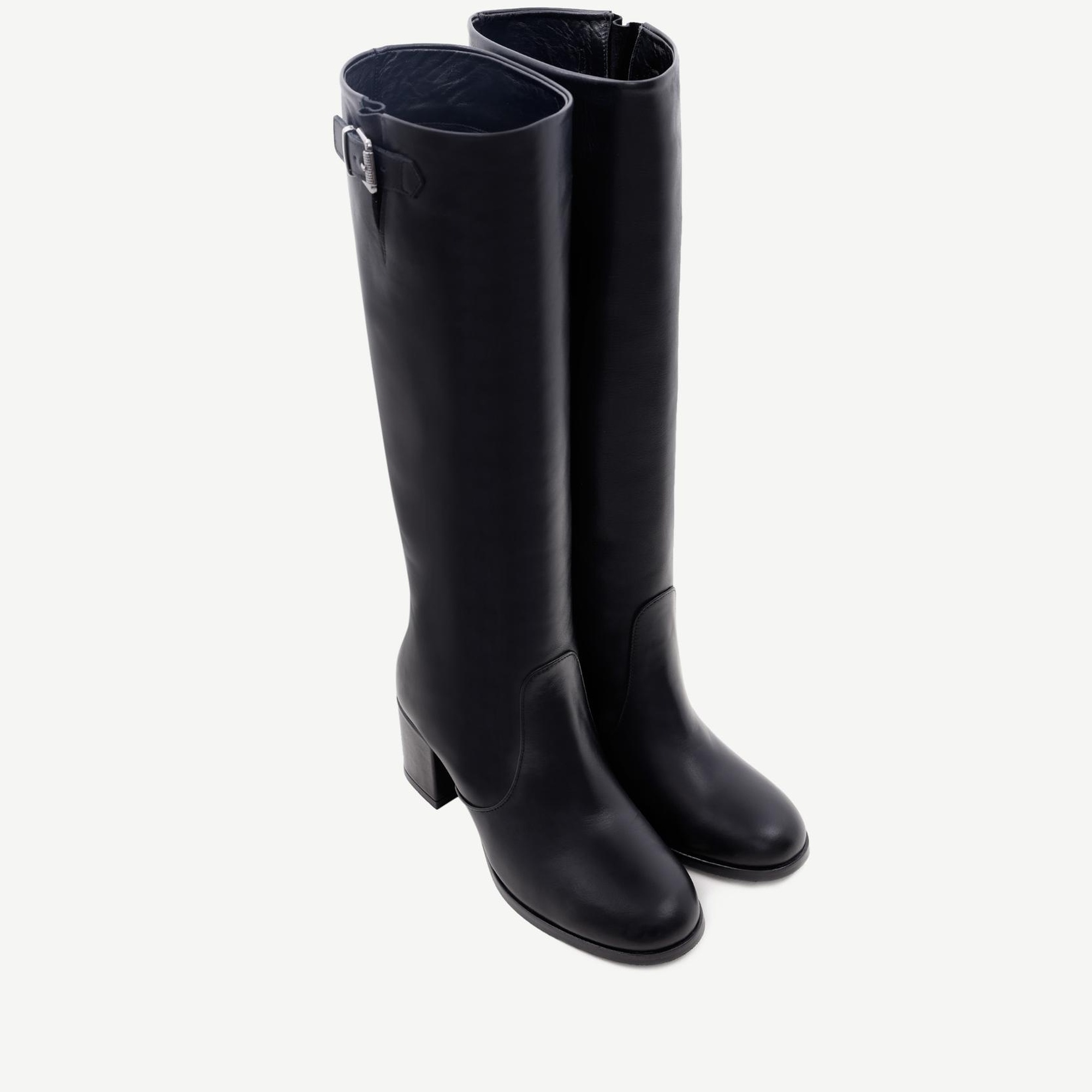 YARGICI Toka Detaylı Deri Çizme