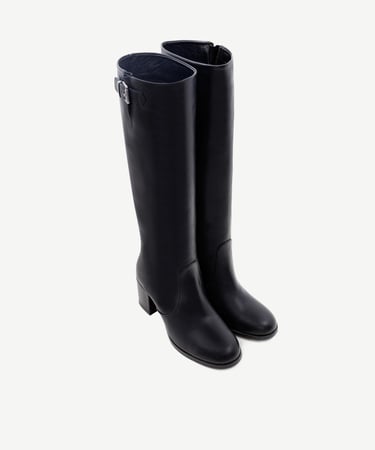  YARGICI Toka Detaylı Deri Çizme