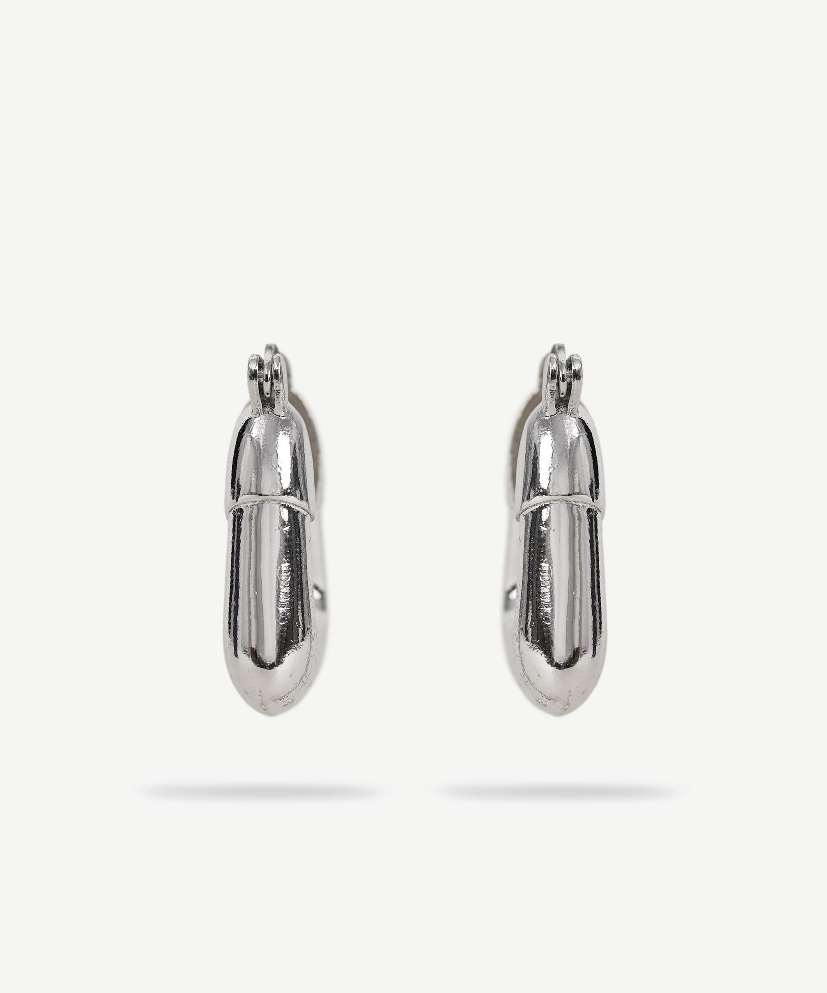  YARGICI Asimetrik Gümüş Küpe