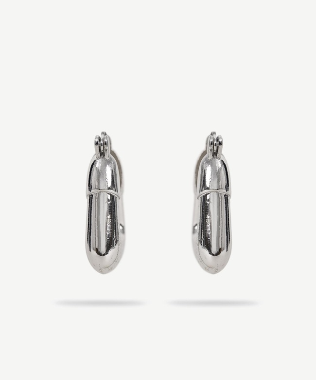  YARGICI Asimetrik Gümüş Küpe