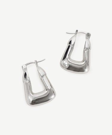  YARGICI Asimetrik Gümüş Küpe