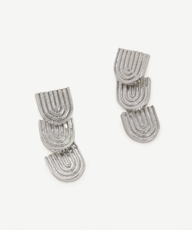  YARGICI Dokulu Gümüş Küpe