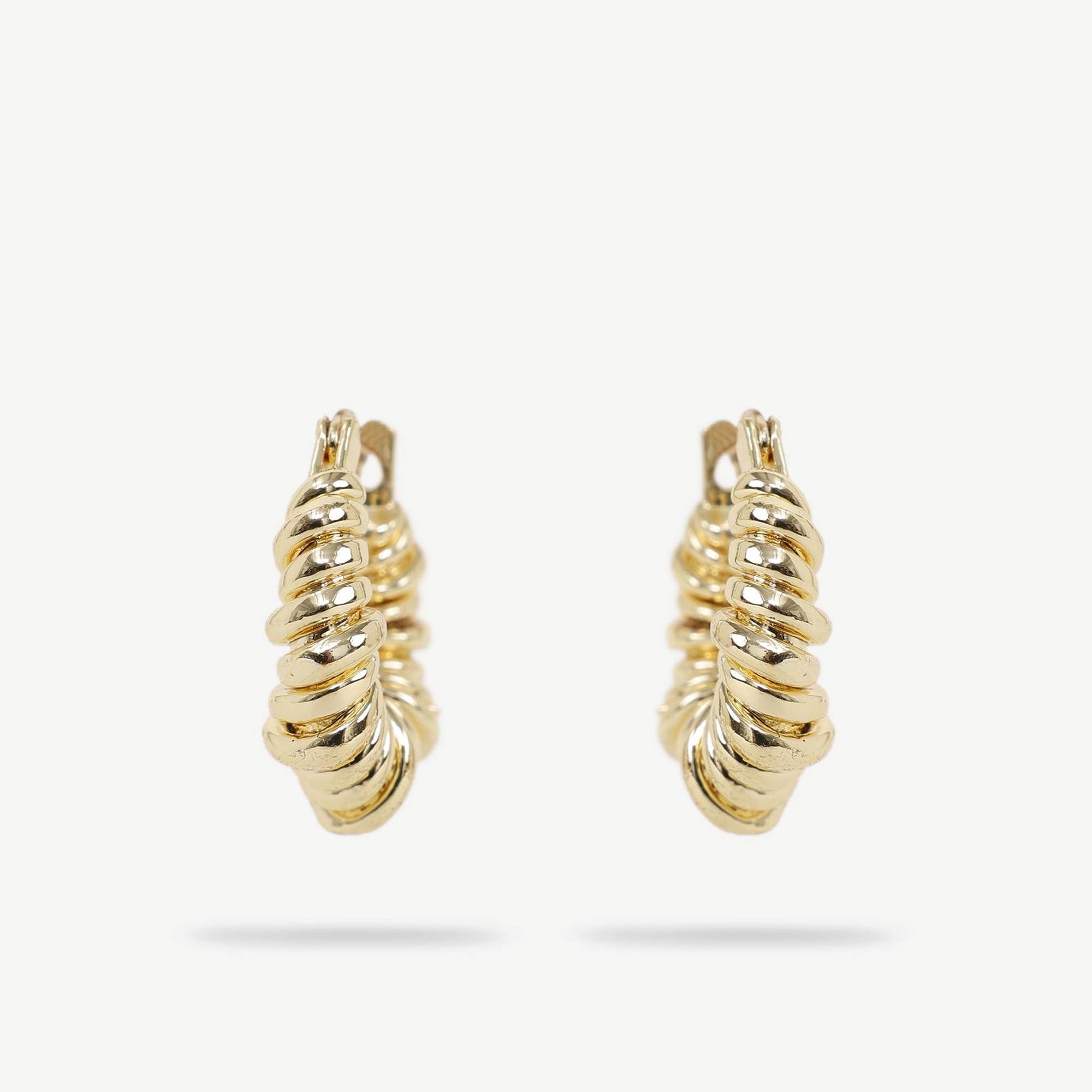 YARGICI Dokulu Halka Küpe