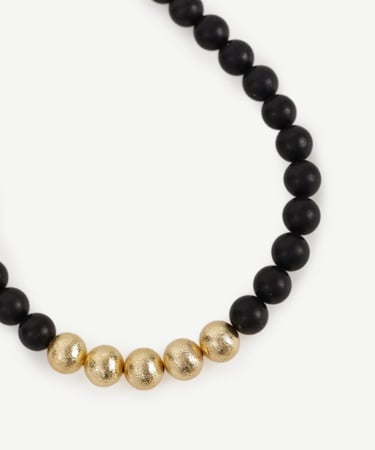  YARGICI Siyah Oniks Kolye